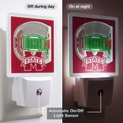 Mississippi State Stadium View Night Light